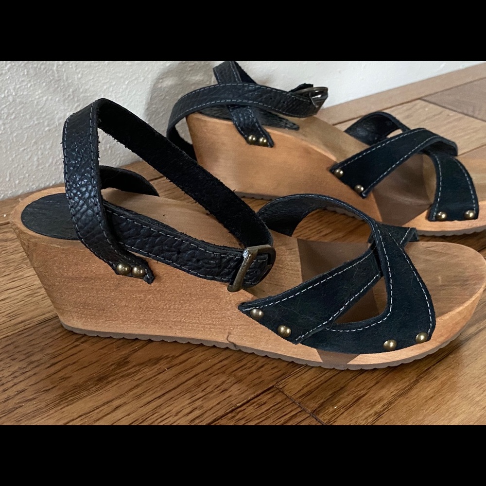 Sanita clog ankle strap sandals